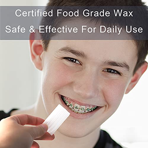 Aoutrow12 PACK Braces Wax Dental Wax with Colorful Storage Cases, 60 Orthodon...