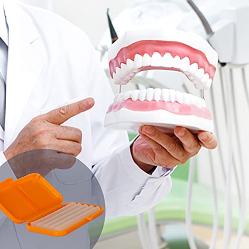 Aoutrow12 PACK Braces Wax Dental Wax with Colorful Storage Cases, 60 Orthodon...