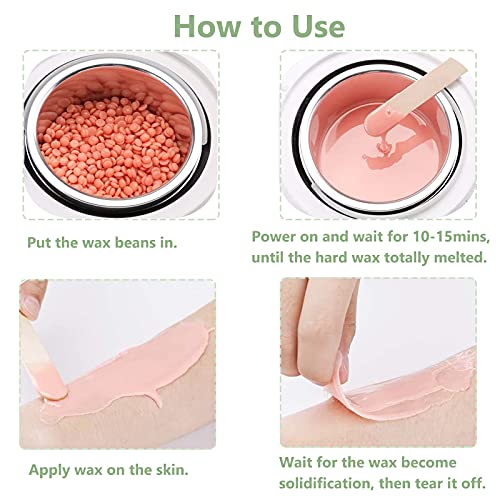 Single Wax Warmer Professional Electric Wax Heater Machine for Hair Removal, ...