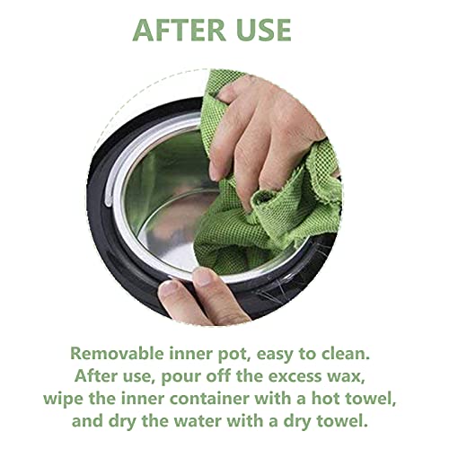 Single Wax Warmer Professional Electric Wax Heater Machine for Hair Removal, ...