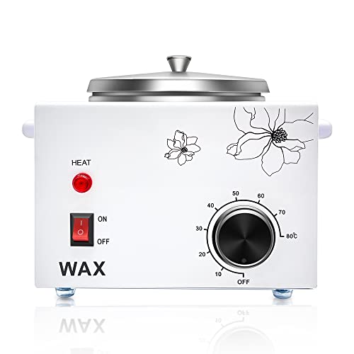 Single Wax Warmer Professional Electric Wax Heater Machine for Hair Removal, ...