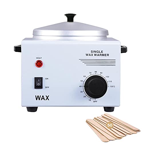 Single Wax Warmer Professional Electric Wax Heater Machine for Hair Removal, ...