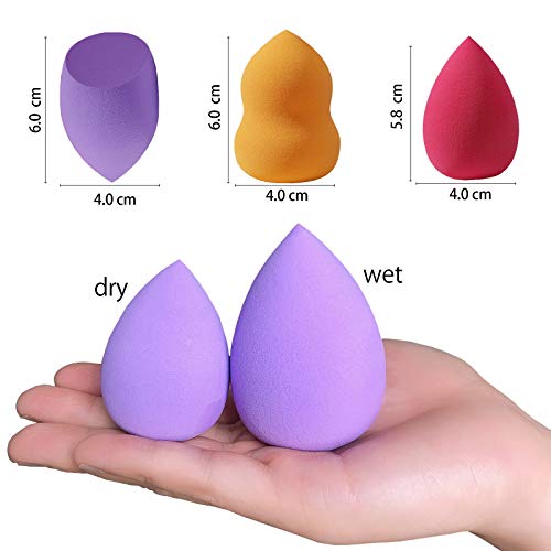 APCHYWELL Makeup Sponge Set with Holder, Latex Free Beauty Blender large size...