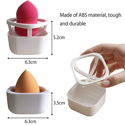 APCHYWELL Makeup Sponge Set with Holder, Latex Free Beauty Blender large size...