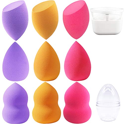 APCHYWELL Makeup Sponge Set with Holder, Latex Free Beauty Blender large size...