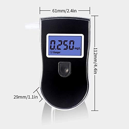 Alcohol Tester Breathalyzer Portable Alcohol Breath Tester with Digital Displ...