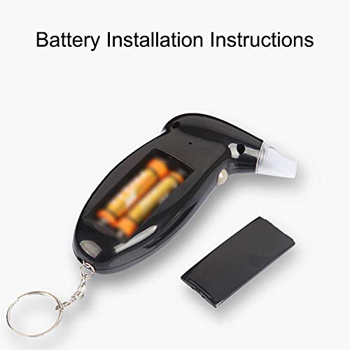 Alcohol Tester Breathalyzer Portable Digital Display Alcohol Breath Tester Ac...