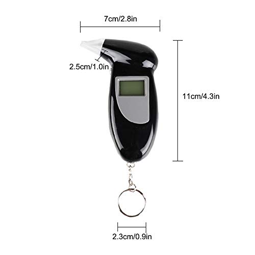 Alcohol Tester Breathalyzer Portable Digital Display Alcohol Breath Tester Ac...