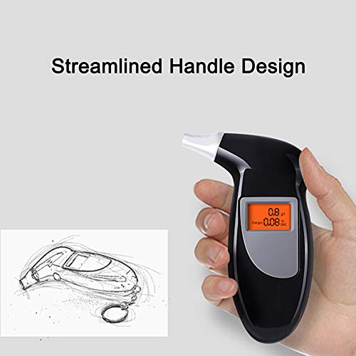 Alcohol Tester Breathalyzer Portable Digital Display Alcohol Breath Tester Ac...