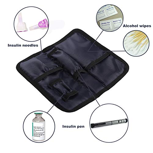 Apollo Walker Insulin Cooler Travel Case Diabetic Medication Cooler with 2 Ic...