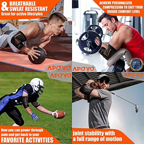 Elbow Brace Compression Support Sleeve for Tendonitis, Tennis Elbow brace, Go...