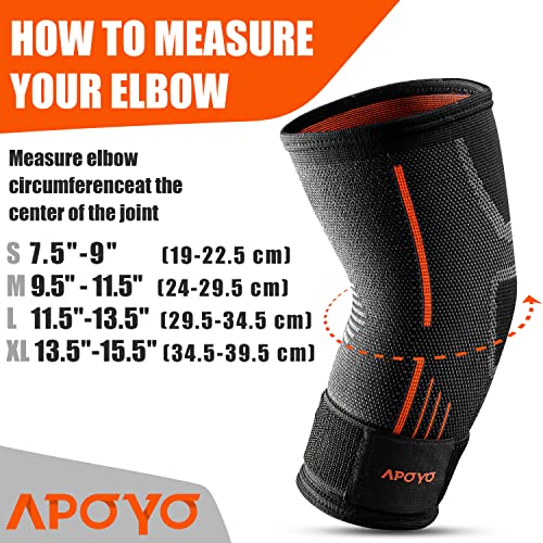 Elbow Brace Compression Support Sleeve for Tendonitis, Tennis Elbow brace, Go...