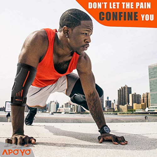 Elbow Brace Compression Support Sleeve for Tendonitis, Tennis Elbow brace, Go...