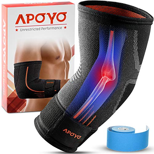 Elbow Brace Compression Support Sleeve for Tendonitis, Tennis Elbow brace, Go...
