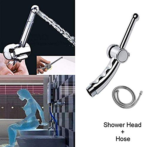 Bathroom Handheld 59inch Shower Hose with Enema Showerhead Cleaning Kit Colon...