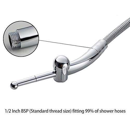 Bathroom Handheld 59inch Shower Hose with Enema Showerhead Cleaning Kit Colon...