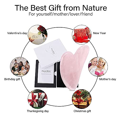 Guasha Tool for Face, Gua Sha Facial Tool, Gua Sha Massage Tool, Natural Jade...