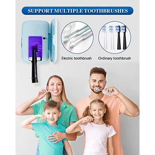 Portable Toothbrush Sanitizer Case, Mini Toothbrush Travel Containers Holder ...