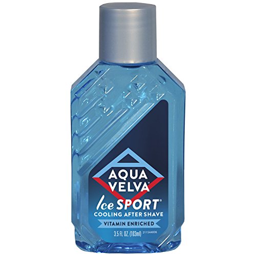 Aqua Velva Cooling Mens After Shave, Ice Sport, Vitamin E and Pro Vitamin B5,...