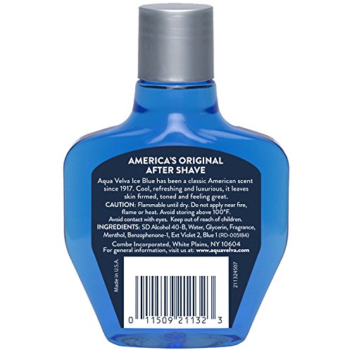 Aqua Velva Mens After Shave, Soothes, Cools, and Refreshes Skin, Classic Ice ...