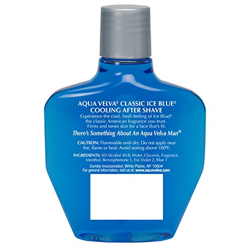 Aqua Velva Mens After Shave, Soothes, Cools, and Refreshes Skin, Classic Ice ...