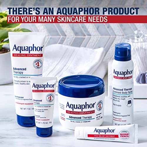 Aquaphor Healing Ointment Moisturizing Skin Protectant for Dry Cracked Hands ...