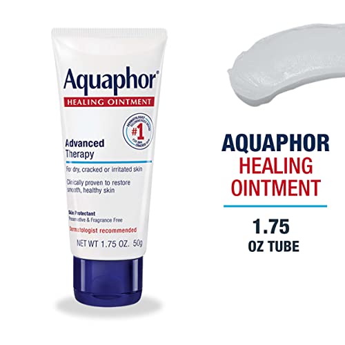 Aquaphor Healing Ointment - Travel Size Protectant for Cracked Skin - Dry Han...