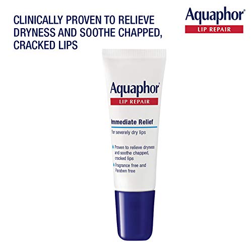 Aquaphor Lip Repair Ointment - Long-lasting Moisture to Soothe Dry Chapped Li...