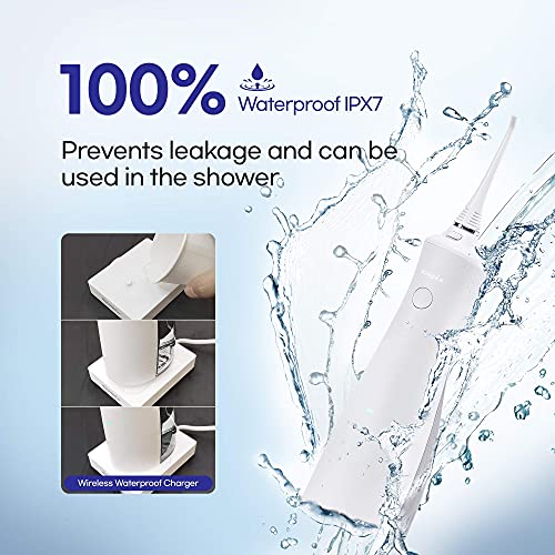 AQUAPICK AQ-230 Water Flosser Professional Cordless Dental Oral Irrigator, Po...