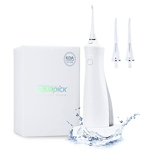 AQUAPICK AQ-230 Water Flosser Professional Cordless Dental Oral Irrigator, Po...