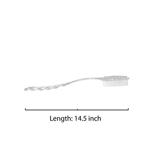 Aquasentials Long Handle Bath Brush (Hard/Stiff Bristle)