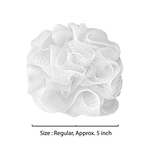 Aquasentials Mesh Pouf Bath Sponge (4 Pack) (Multi-Colors)