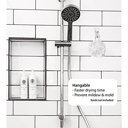 Aquasentials Mesh Pouf Bath Sponge (4 Pack) (Multi-Colors)