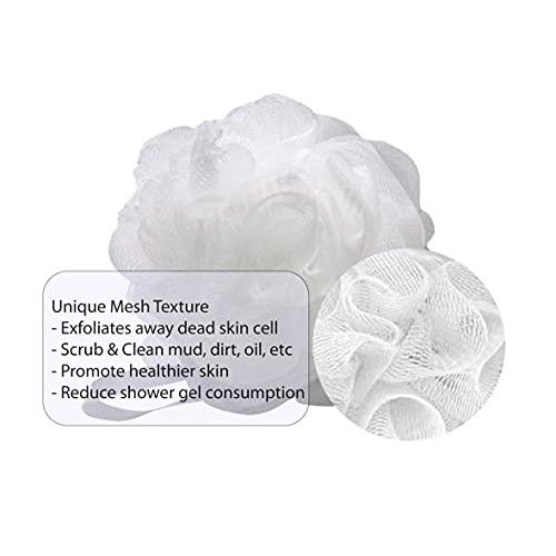 Aquasentials Mini Kid Mesh Bath Puff Sponge (8 Pack)