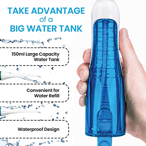 Aquasonic Aqua Flosser - Professional Rechargeable Water Flosser with 4 Tips ...