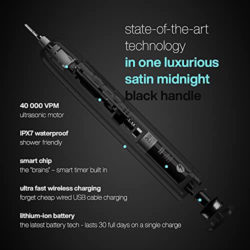 AquaSonic Black Series PRO – Ultra Whitening Toothbrush w UV Sanitizing Base ...