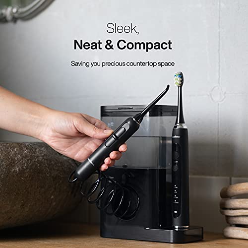 AquaSonic Home Dental Center PRO – Complete Home Oral Care – Brush & Floss – ...