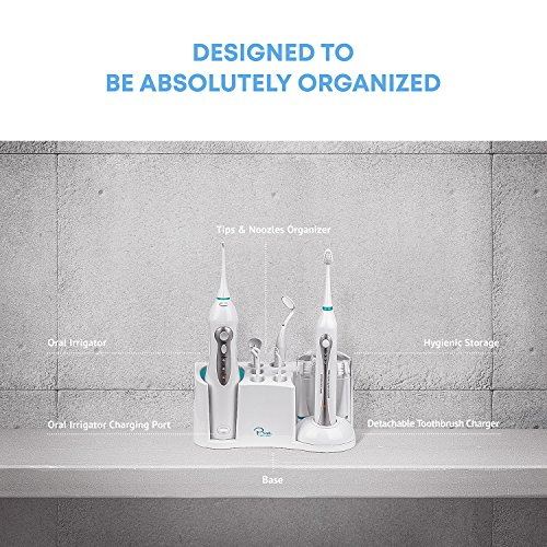 AquaSonic Home Dental Center Ultra Sonic Rechargeable Electric Toothbrush & S...
