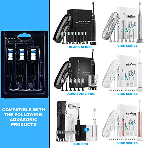 AquaSonic ProFlex Brush Head Replacement 3-Pack - Upgraded ProFlex Brush Head...