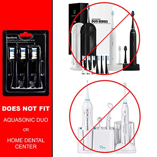 AquaSonic ProFlex Brush Head Replacement 3-Pack - Upgraded ProFlex Brush Head...