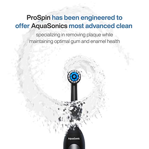 AquaSonic ProSpin – Ultra Whitening & Plaque Removing Electric Toothbrush – S...