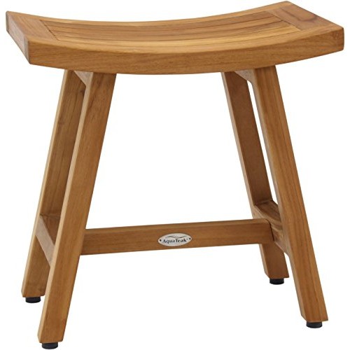 AquaTeak Patented 18" Asia Lotus Teak Shower Bench