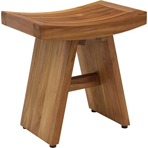 AquaTeak The Original 18" Asia Teak Shower Bench & AquaTeak Premium Teak Oil