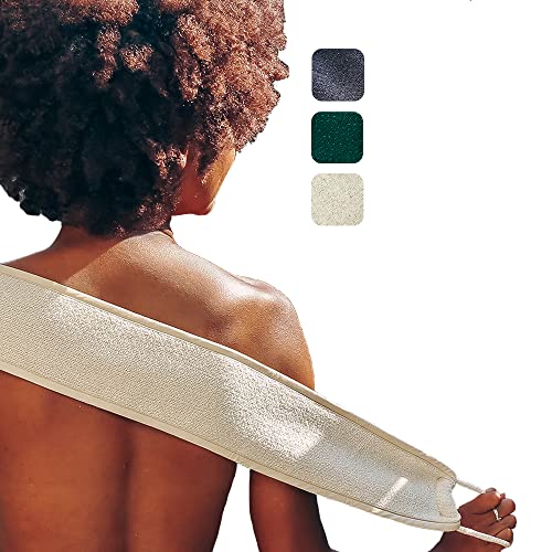 AQUIS Double-Sided Exfoliating & Cleansing Back Scrubber, Fast Drying, Ultra-...