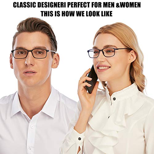AQWANO Computer Reading Glasses Blue Light Blocking UV Protection Lightweight...