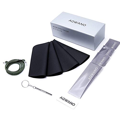 AQWANO Computer Reading Glasses Blue Light Blocking UV Protection Lightweight...