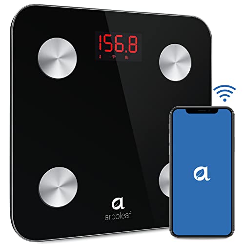 Arboleaf Bathroom Scale for Body Weight, Smart Digital Scale with BMI, Body F...