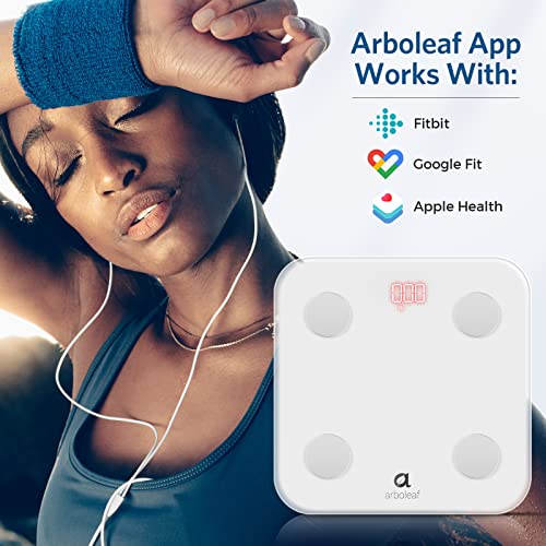 Arboleaf Smart Scale, Accurate Weight Scales for BMI and Body Fat, Digital Ba...