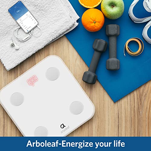 Arboleaf Smart Scale, Accurate Weight Scales for BMI and Body Fat, Digital Ba...