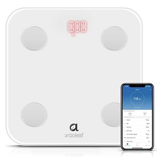 Arboleaf Smart Scale, Accurate Weight Scales for BMI and Body Fat, Digital Ba...